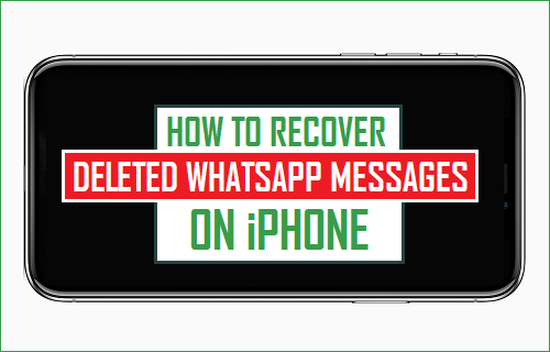 Recover Deleted WhatsApp Messages on iPhone