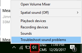 Troubleshoot Sound Problems