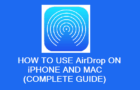 Use AirDrop on iPhone and Mac
