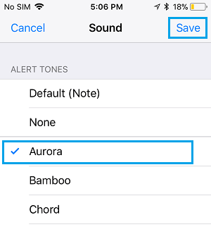 Choose Notification Sound Whatsapp Iphone