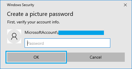 Enter Microsoft Account Password 