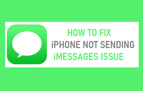 Fix iPhone Not Sending iMessages Issue