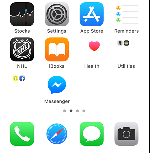 Transparent Dock and Transparent Folders on iPhone