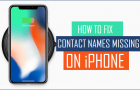 Fix Contact Names Missing On iPhone