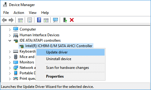 Update Driver Software in Windows 10