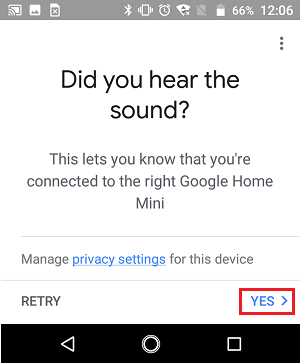 Did You Hear the Sound Screen in Google Home App