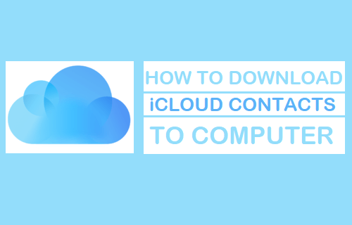 Download iCloud Contacts to Computer