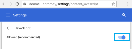 How to Enable JavaScript In Chrome Browser - 55