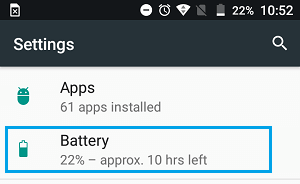 How to Find Battery Draining Apps on Android Phone or Tablet - 79