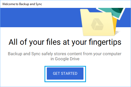 Get Started With Backup and Sync