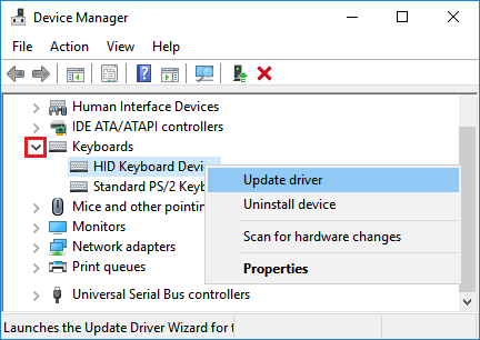 Update Keyboard Driver