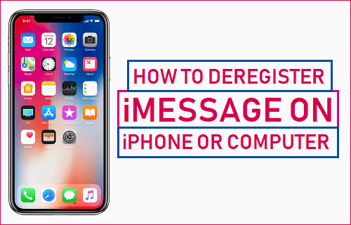 Deregister iMessage on iPhone or Computer