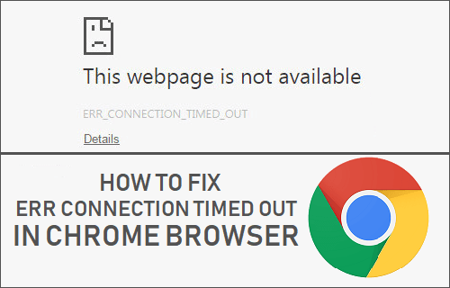 Fix Err Connection Timed Out in Chrome Browser