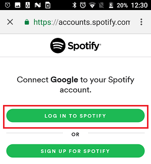 Log Into Spotify Account