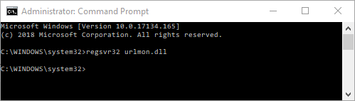 Run Regsvr32 Urlmon.dll Command