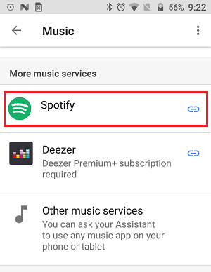 Set Spotify as Default Music Player on Google Home