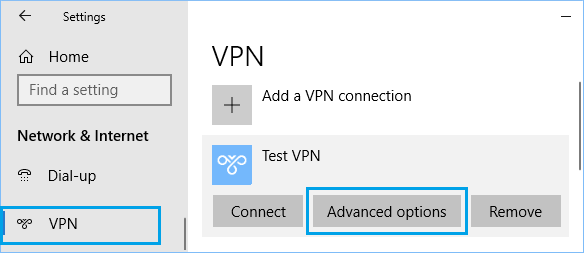 Open VPN Advanced Options on Windows PC