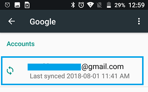 Google Mail-Konto Auf Android Phone