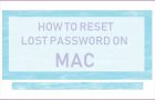 Reset Password on Mac