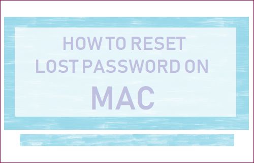 Reset Password on Mac 