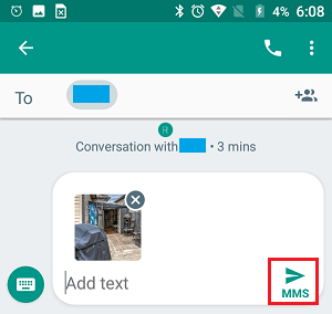 Send Photos Using Text Message on Android Phone