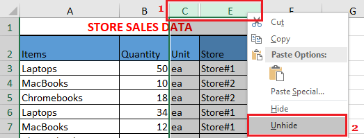 How to Hide Cells  Rows and Columns In Excel - 12