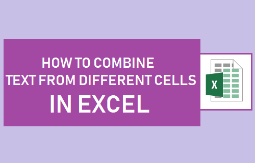 Combine Text From Different Cells In Excel