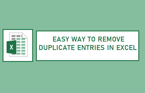 Easy Way to Remove Duplicate Entries in Excel