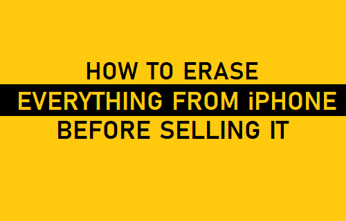 How to Erase iPhone Before Selling or Trading