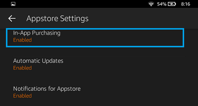 How to Disable All In App Purchases on Kindle Fire - 90
