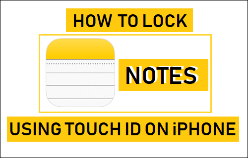 Lock Notes On iPhone Using Touch ID 