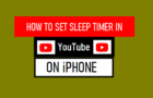 Set Sleep Timer For YouTube on iPhone