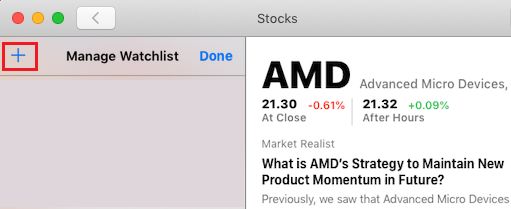 How to Monitor Stocks Using Stocks App For Mac - 65