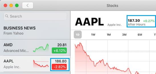 How to Monitor Stocks Using Stocks App For Mac - 59