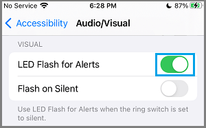 How to Make iPhone Flash When A Call is Received - 25