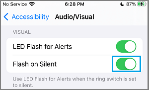 How to Make iPhone Flash When A Call is Received - 21