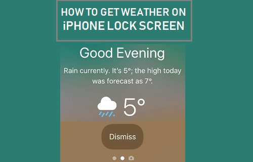 How to Get Weather Alerts on iPhone Lock Screen - 11