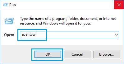 Open Event Viewer Using Run Command