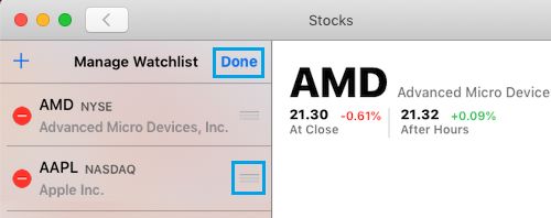 How to Monitor Stocks Using Stocks App For Mac - 4