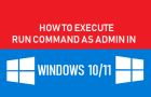 Execute Run Command As Admin