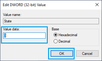 Change State DWORD Value