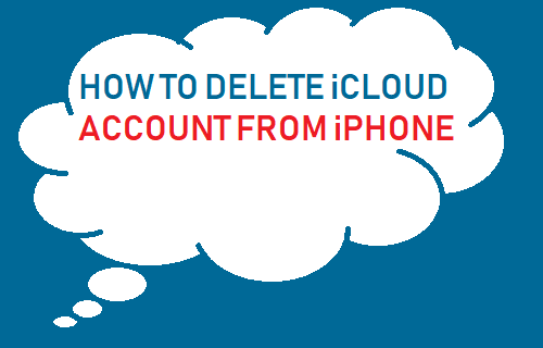 Delete iCloud Account From iPhone