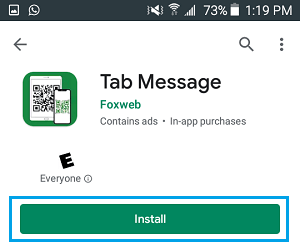 Download Tab Message App