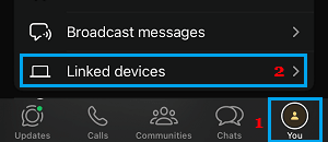 Linked Devices Option in WhatsApp