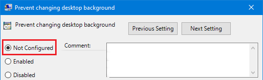 Fix: Unable to Change Desktop Background In Windows 10