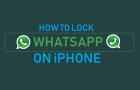 Lock WhatsApp on iPhone
