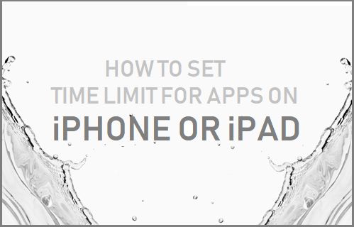 Set Time Limit For Apps on iPhone or iPad