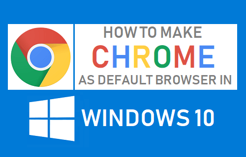 How To Make Chrome As Default Browser In Windows 10