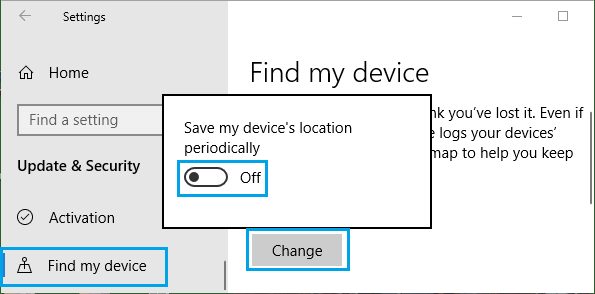 How to Setup Find My Device in Windows 10 - 46