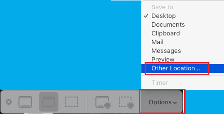 Save Screenshot to Other Location on Mac